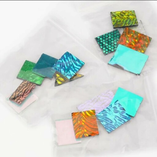 Dichroic glass assortment for creative projects
