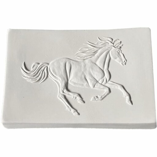 Horse Dish Slumping Glass Fusing Kiln Mold design