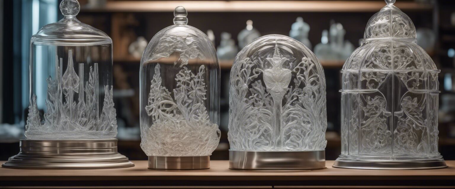 Casting molds for glass making.