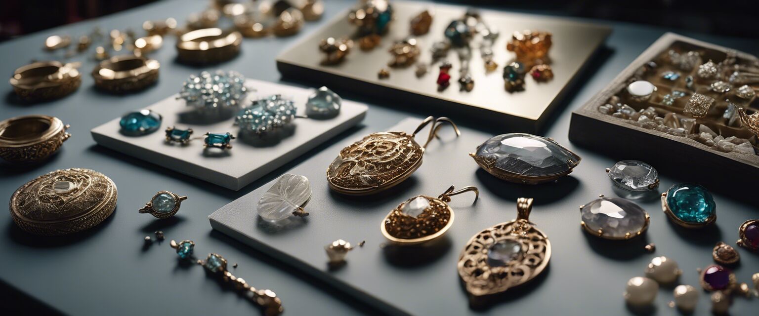 Jewelry molds for glass art.